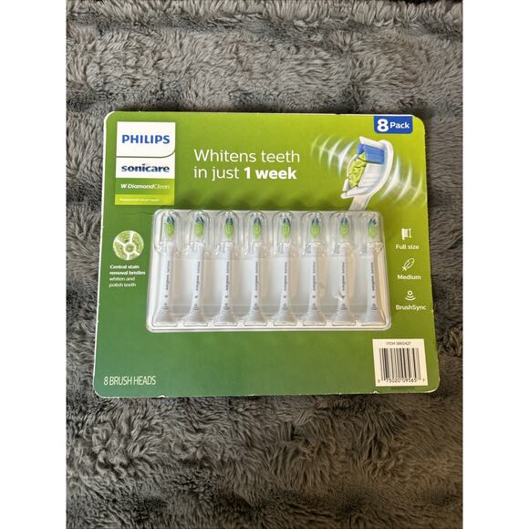 Philips Other - 8 Pack Philips Sonicare DiamondClean Brushsync Replacement Brush Heads